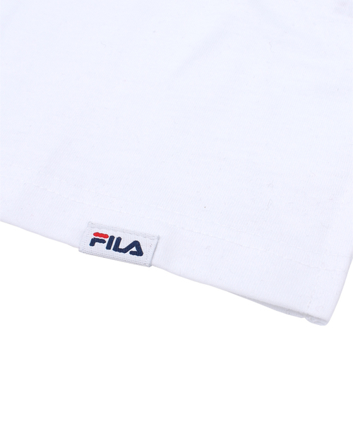 FILA（フィラ）の「∴WEGO/FILA　BOXロゴTシャツ（Tシャツ/カットソー・メンズ・ホワイト/ネイビー・MEDIUM/LARGE）」の6枚目の写真
