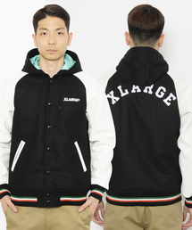 XLARGE | HOODED VARSITY JACKET(スタジャン)