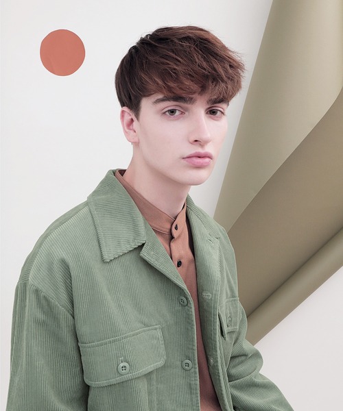 EMMA CLOTHES(エマクローズ)の「ヘヴィーコーデュロイ ボックスシルエット CPOジャケット(EMMA CLOTHES)(ブルゾン・メンズ・ブラック/ダークブラウン/ブラウン/グリーン系その他/グレイッシュベージュ/ネイビー・M/L)」の5枚目の写真