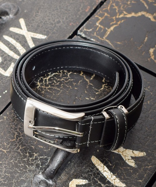 NO WAY(ノーウェイ)の「/ドレスレザーベルト/(ベルト・メンズ・ブラック/ベージュ/ブラウン/ブラック系その他/ベージュ系その他/ブラウン系その他3/ブラウン系その他4/ブラック系その他5/ブラック系その他3/オリーブ/ブラウン系その他/ブラック系その他4/ブラウン系その他2/ブラック系その他6・FREE)」の3枚目の写真