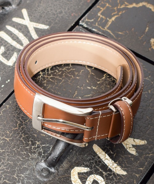 NO WAY(ノーウェイ)の「/ドレスレザーベルト/(ベルト・メンズ・ブラック/ベージュ/ブラウン/ブラック系その他/ベージュ系その他/ブラウン系その他3/ブラウン系その他4/ブラック系その他5/ブラック系その他3/オリーブ/ブラウン系その他/ブラック系その他4/ブラウン系その他2/ブラック系その他6・FREE)」の9枚目の写真