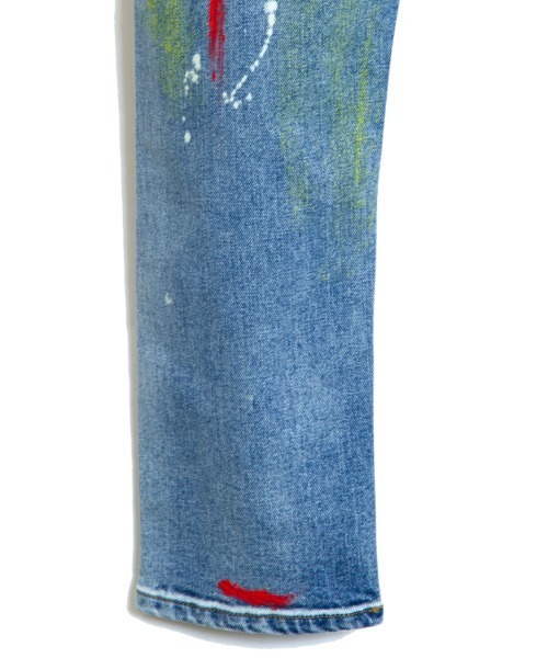 GALLIS ADDICTION（ガリスアディクション）の「GA・NEWカラフルペイントデニムパンツ（デニムパンツ・メンズ・ブルー・S/M/L）」の7枚目の写真