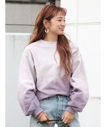Ungrid | ディップダイルーズスウェット(スウェット)