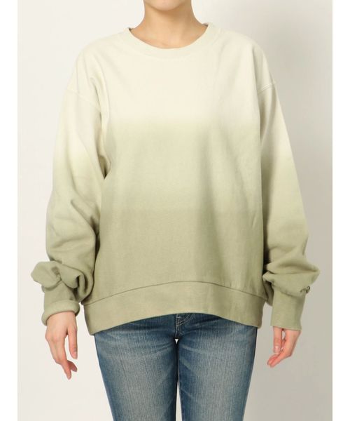 Ungrid（アングリッド）の「ディップダイルーズスウェット（スウェット・レディース・ベージュ/パープル/グリーン・FREE）」の12枚目の写真