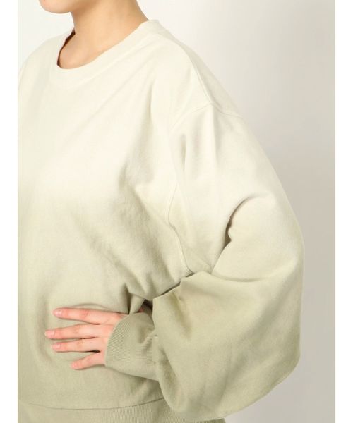 Ungrid（アングリッド）の「ディップダイルーズスウェット（スウェット・レディース・ベージュ/パープル/グリーン・FREE）」の16枚目の写真