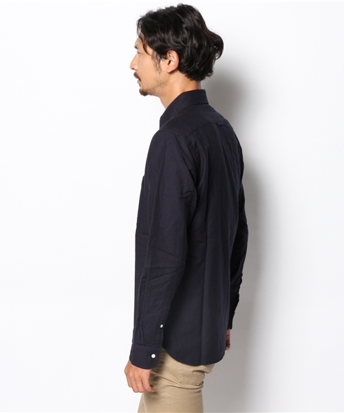 BEAMS LIGHTS Men's（ビームスライツ メンズ）の「BEAMS LIGHTS / ガーメントダイオックスフォードシャツ（シャツ/ブラウス・メンズ・ワイン/マスタード/ダークグリーン/ネイビー・X-LARGE/SMALL/MEDIUM/LARGE）」の6枚目の写真