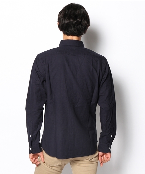 BEAMS LIGHTS Men's（ビームスライツ メンズ）の「BEAMS LIGHTS / ガーメントダイオックスフォードシャツ（シャツ/ブラウス・メンズ・ワイン/マスタード/ダークグリーン/ネイビー・X-LARGE/SMALL/MEDIUM/LARGE）」の7枚目の写真