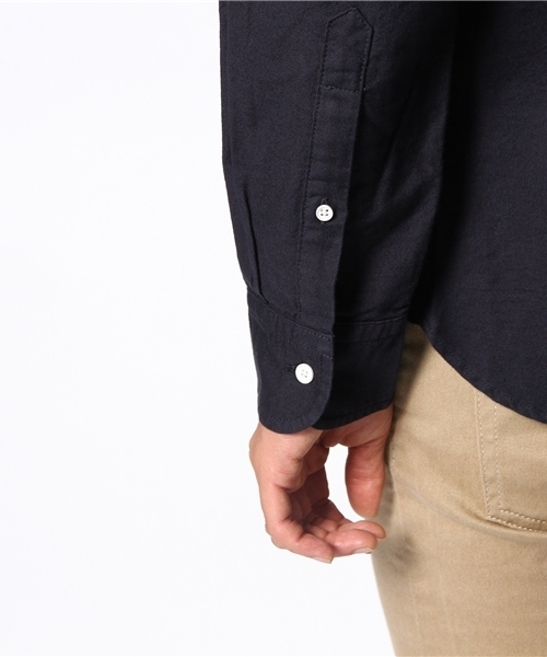 BEAMS LIGHTS Men's（ビームスライツ メンズ）の「BEAMS LIGHTS / ガーメントダイオックスフォードシャツ（シャツ/ブラウス・メンズ・ワイン/マスタード/ダークグリーン/ネイビー・X-LARGE/SMALL/MEDIUM/LARGE）」の12枚目の写真