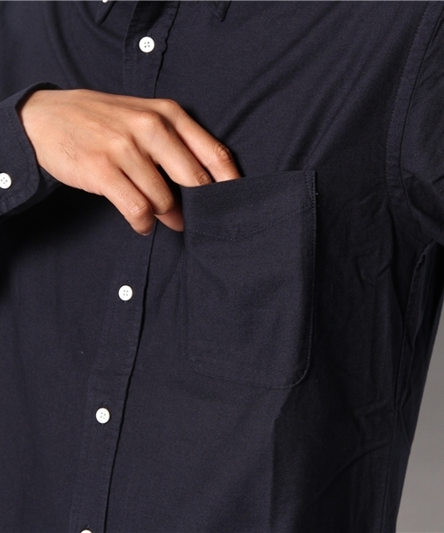 BEAMS LIGHTS Men's（ビームスライツ メンズ）の「BEAMS LIGHTS / ガーメントダイオックスフォードシャツ（シャツ/ブラウス・メンズ・ワイン/マスタード/ダークグリーン/ネイビー・X-LARGE/SMALL/MEDIUM/LARGE）」の13枚目の写真