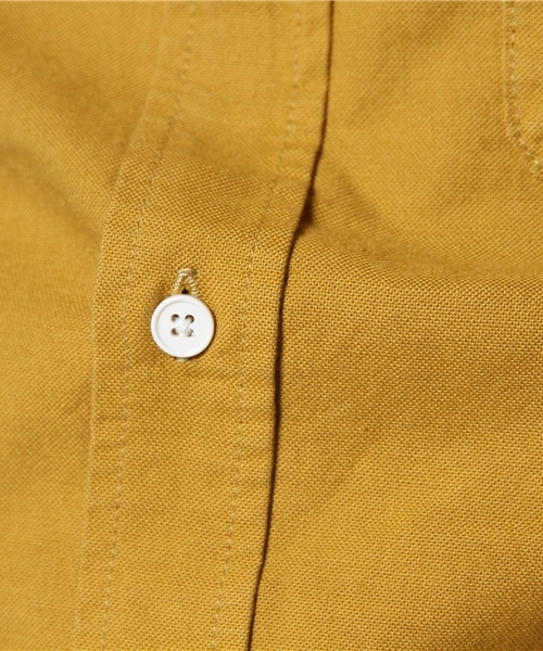 BEAMS LIGHTS Men's（ビームスライツ メンズ）の「BEAMS LIGHTS / ガーメントダイオックスフォードシャツ（シャツ/ブラウス・メンズ・ワイン/マスタード/ダークグリーン/ネイビー・X-LARGE/SMALL/MEDIUM/LARGE）」の9枚目の写真