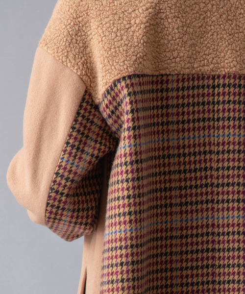miniyu(ミニュウ)の「LaSRIC/異素材ドッキングチェスターコート(チェスターコート)」 - WEAR