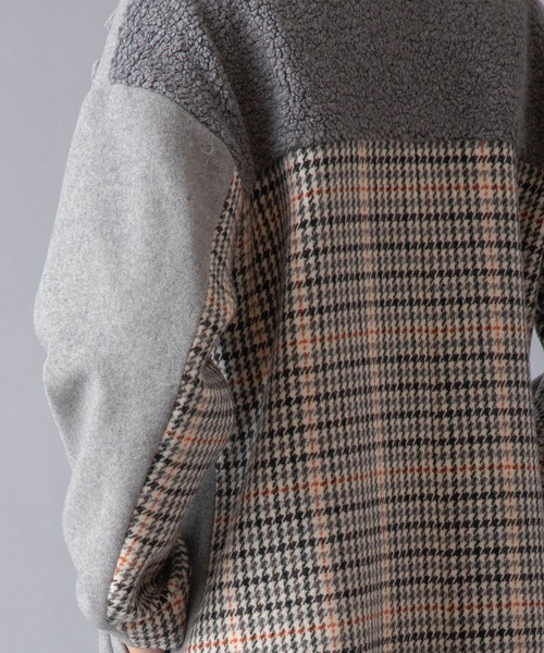 miniyu(ミニュウ)の「LaSRIC/異素材ドッキングチェスターコート(チェスターコート)」 - WEAR