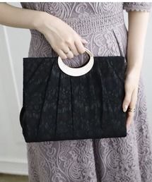 Cupid Heart | 【Cupid Heart】結婚式BAG レースプリーツパーティーバッグ(トートバッグ)