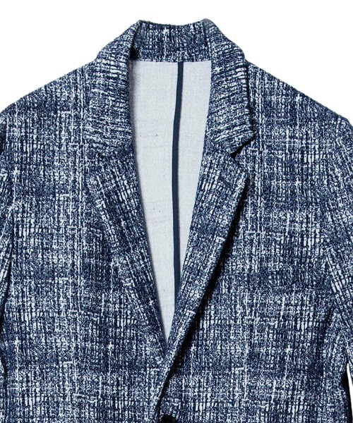 NO ID.(ノーアイディ)の「mj7004-ストレッチジャージー2B-JKT ジャケット(テーラードジャケット・メンズ・ネイビー/グレー/ブラック/ブラック系その他・1/2/3)」の22枚目の写真