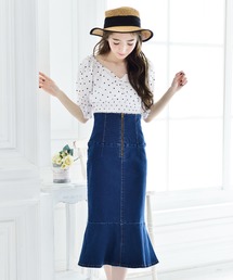 MIIA | マーメイドデニムスカート(デニムスカート)