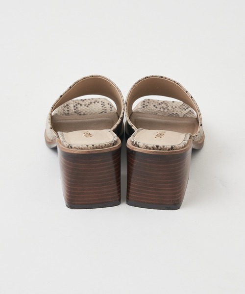 mystic(ミスティック)の「スクエアサンダル/ヒールサンダル/リゾート(サンダル・レディース・ブラック/アイボリー/キャメル・38/36/37)」の7枚目の写真