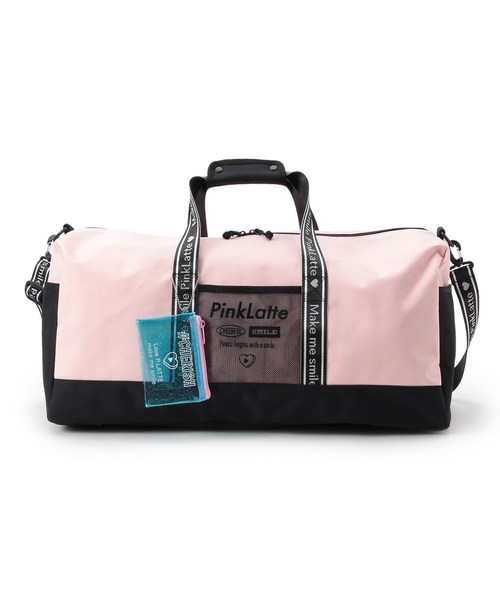 Pink Latte ピンクラテ の ロゴテープトラベルボストン ボストンバッグ Wear