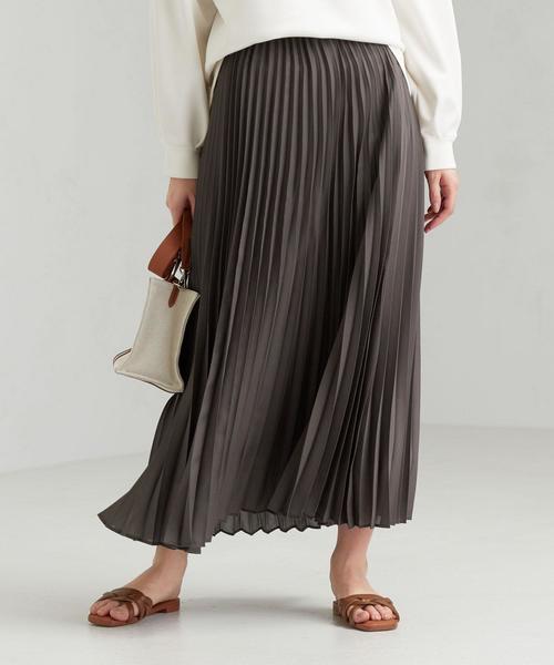 green label relaxing（グリーンレーベルリラクシング）の「CFC PE シアー プリーツ スカート（スカート・レディース・ライラック/ベージュ/モカ/ライトブルー・FREE）」の22枚目の写真