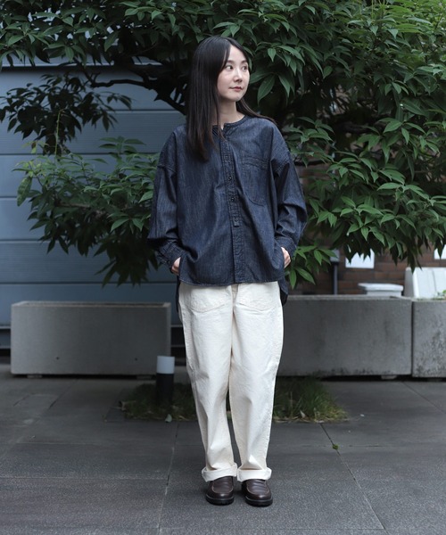 OMNIGOD womens / オムニゴッド] ネップツイル PWイージーパンツ