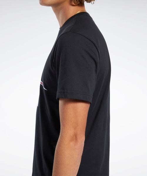 Reebok(リーボック)の「クラシックス インターナショナル Tシャツ / Classics International Tee(Tシャツ/カットソー・メンズ・ホワイト/ブラック・SMALL/MEDIUM/LARGE/X-LARGE/XX-LARGE)」の5枚目の写真