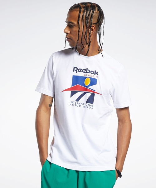 Reebok(リーボック)の「クラシックス インターナショナル Tシャツ / Classics International Tee(Tシャツ/カットソー・メンズ・ホワイト/ブラック・SMALL/MEDIUM/LARGE/X-LARGE/XX-LARGE)」の7枚目の写真