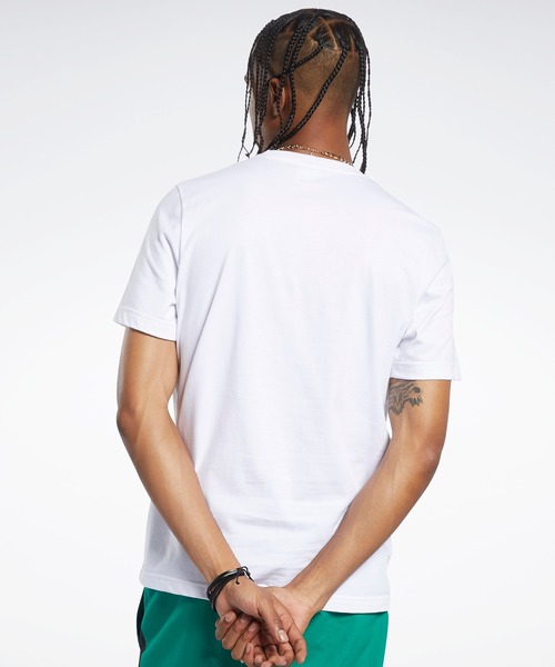 Reebok(リーボック)の「クラシックス インターナショナル Tシャツ / Classics International Tee(Tシャツ/カットソー・メンズ・ホワイト/ブラック・SMALL/MEDIUM/LARGE/X-LARGE/XX-LARGE)」の8枚目の写真