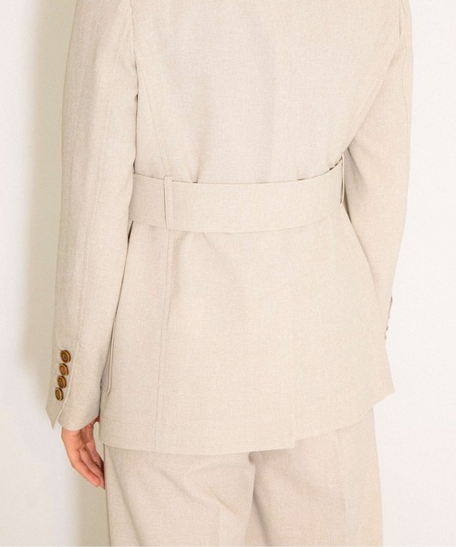 PUBLIC TOKYO（パブリックトウキョウ）の「極 サマージャケット/セットアップ（テーラードジャケット・レディース・ベージュ/ミント/ピンク・FREE）」の22枚目の写真