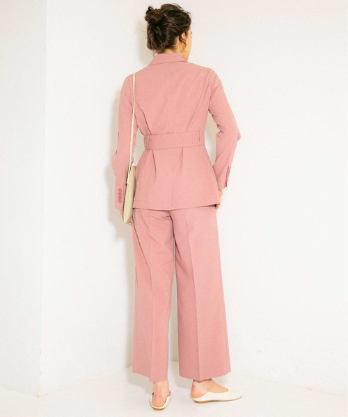 PUBLIC TOKYO（パブリックトウキョウ）の「極 サマージャケット/セットアップ（テーラードジャケット・レディース・ベージュ/ミント/ピンク・FREE）」の13枚目の写真