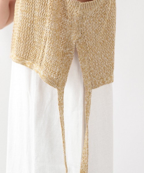 LOWRYS FARM（ローリーズファーム）の「ベストツキ２Ｐワンピ　886745（ワンピース・レディース・ブラック/ベージュ/アイボリー・FREE）」の10枚目の写真