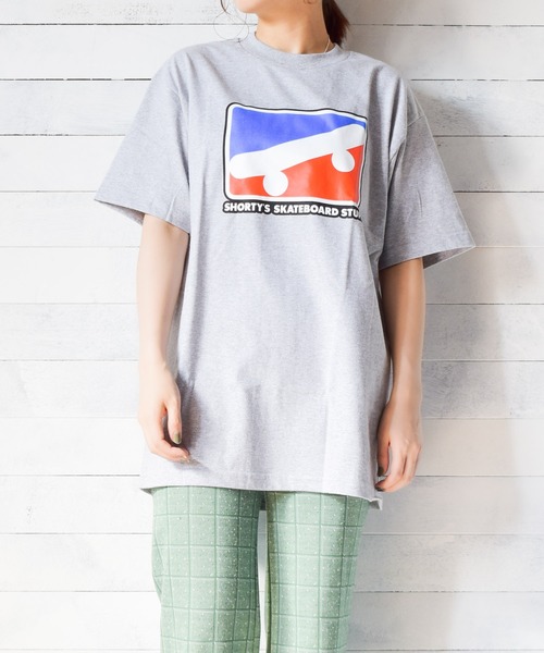 SHORTYS (ショーティーズ)の「【69】【Shorty's】ロゴT(Tシャツ/カットソー・レディース・ネイビー/ホワイト/グレー・MEDIUM/SMALL/LARGE)」の3枚目の写真