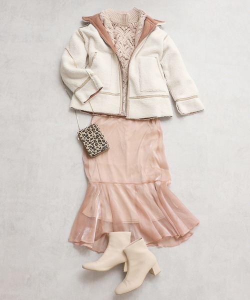 one after another NICE CLAUP（ワンアフターアナザーナイスクラップ）の「スマホショルダーバッグ（ショルダーバッグ・レディース・サックスブルー/シルバー/ゴールド/アイボリー/ベビーピンク/ベージュ/レオパード/グレイッシュベージュ・FREE）」の15枚目の写真