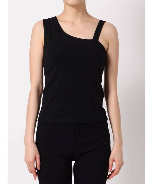 dazzlin（ダズリン）の「ワンショルインナートップス（Tシャツ/カットソー・レディース・ブラック/オフホワイト・FREE）」の10枚目の写真