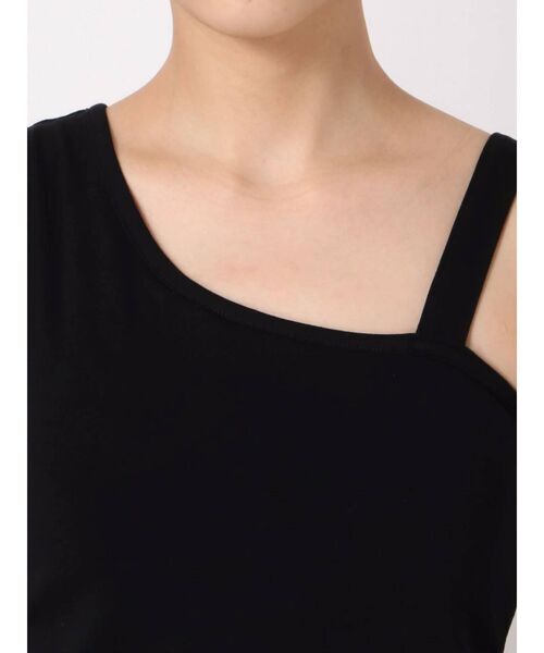 dazzlin（ダズリン）の「ワンショルインナートップス（Tシャツ/カットソー・レディース・ブラック/オフホワイト・FREE）」の12枚目の写真