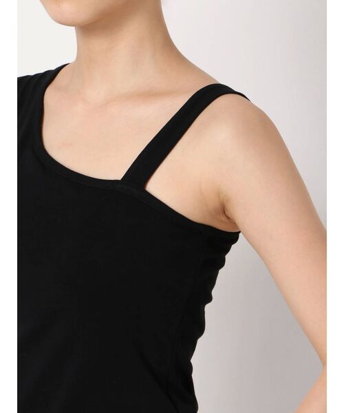 dazzlin（ダズリン）の「ワンショルインナートップス（Tシャツ/カットソー・レディース・ブラック/オフホワイト・FREE）」の13枚目の写真