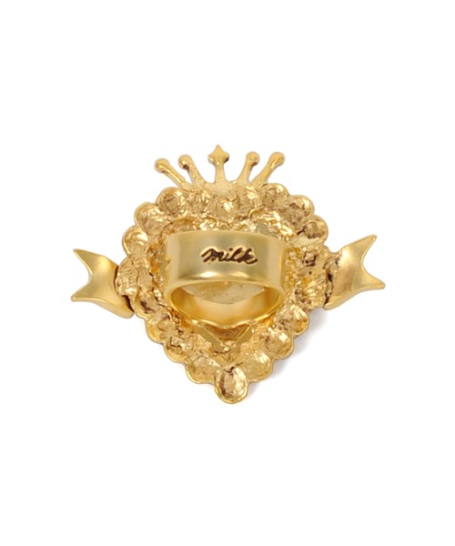 半額以下で買えるクーポン特集 MILK（ミルク）の「SWEET HEART リング（リング）」 - WEAR アクセサリー