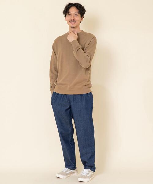 coen(コーエン)の「【女性にもオススメ】USAコットンクルーネックスウェットトレーナー(一部WEB限定カラー)#(スウェット・メンズ・ターコイズブルー/ライトピンク/ダークグレー/ベージュ/ホワイト/ダークブラウン/ネイビー/その他1/ブラック/ナチュラル/ケリー・X-LARGE/LARGE/MEDIUM/SMALL)」の20枚目の写真