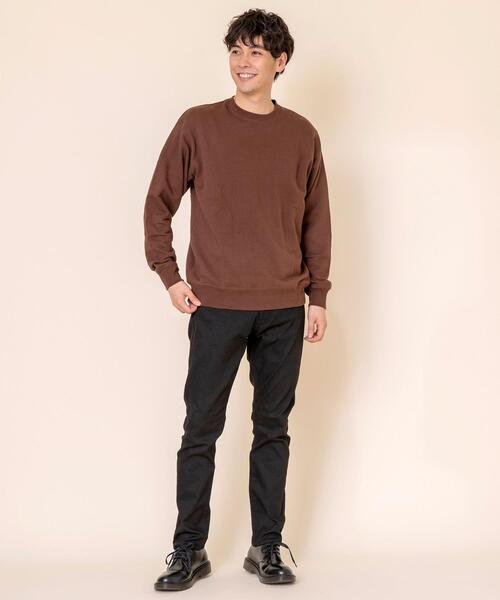 coen(コーエン)の「【女性にもオススメ】USAコットンクルーネックスウェットトレーナー(一部WEB限定カラー)#(スウェット・メンズ・ターコイズブルー/ライトピンク/ダークグレー/ベージュ/ホワイト/ダークブラウン/ネイビー/その他1/ブラック/ナチュラル/ケリー・X-LARGE/LARGE/MEDIUM/SMALL)」の18枚目の写真