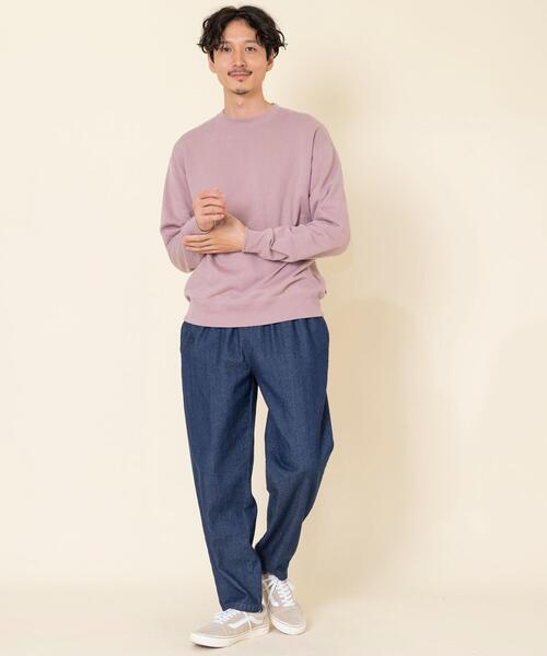 coen(コーエン)の「【女性にもオススメ】USAコットンクルーネックスウェットトレーナー(一部WEB限定カラー)#(スウェット・メンズ・ターコイズブルー/ライトピンク/ダークグレー/ベージュ/ホワイト/ダークブラウン/ネイビー/その他1/ブラック/ナチュラル/ケリー・X-LARGE/LARGE/MEDIUM/SMALL)」の16枚目の写真