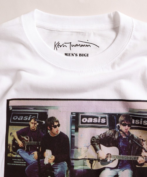 MEN'S BIGI（メンズビギ）の「【Kevin Cummins×MEN'S BIGI】OASISフォトグラフTシャツ（Tシャツ/カットソー・メンズ・ホワイト/ブラック・01/02/03）」の11枚目の写真