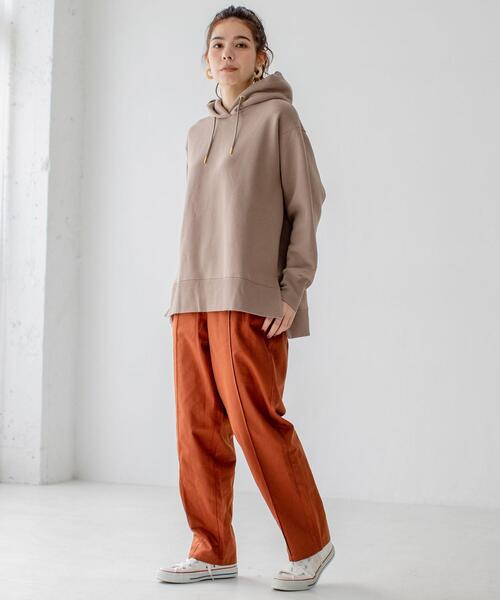 coen（コーエン）の「【WEB限定】復刻CVC裏起毛オーバーサイズフーディパーカー#（パーカー・レディース・ブラック/オフホワイト/その他2/モカ/その他1/その他4/その他3/その他5・FREE）」の17枚目の写真