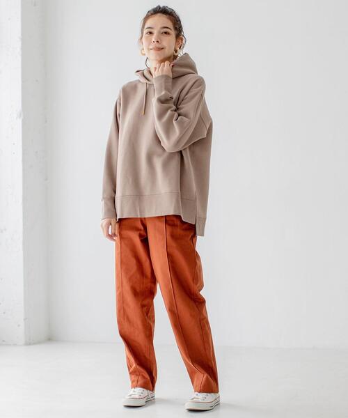 coen（コーエン）の「【WEB限定】復刻CVC裏起毛オーバーサイズフーディパーカー#（パーカー・レディース・ブラック/オフホワイト/その他2/モカ/その他1/その他4/その他3/その他5・FREE）」の18枚目の写真