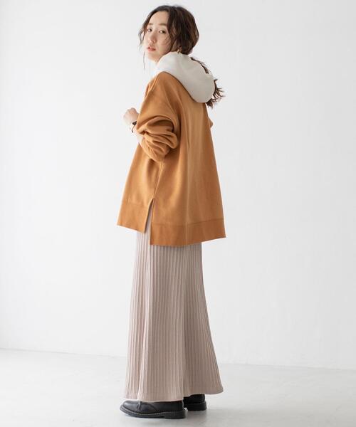 coen（コーエン）の「【WEB限定】復刻CVC裏起毛オーバーサイズフーディパーカー#（パーカー・レディース・ブラック/オフホワイト/その他2/モカ/その他1/その他4/その他3/その他5・FREE）」の15枚目の写真