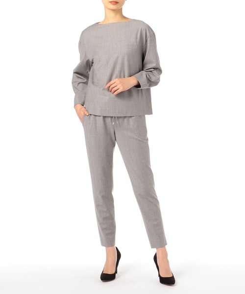 ESTNATION(エストネーション)の「ESTNATION / ウールドロストパンツ(その他パンツ・レディース・グレー/ブラック・36/34/38)」の16枚目の写真