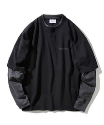 【COVERNAT】LAYERED AUTHENTIC LOGO LONG SLEEVE / カバーナット レイヤード オーセンティック ロゴ ロングスリーブ Tシャツ