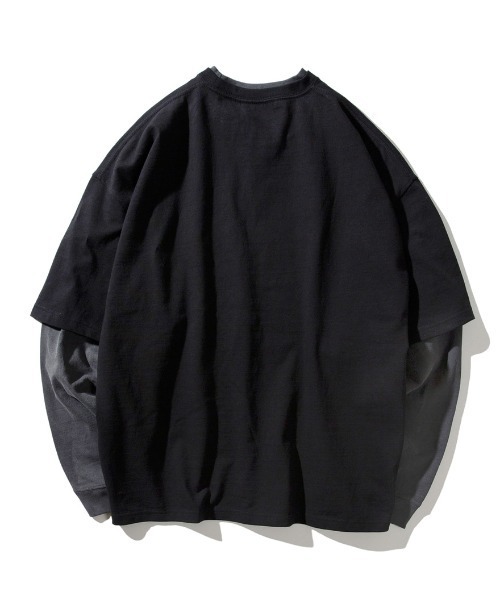 ★23SS★【COVERNAT】★lifestyle layout t-shir.t★関税込★ 0841. 3D-Lite® 2.0 Lycra® 3/4-Sleeve Oversized Tee - Black