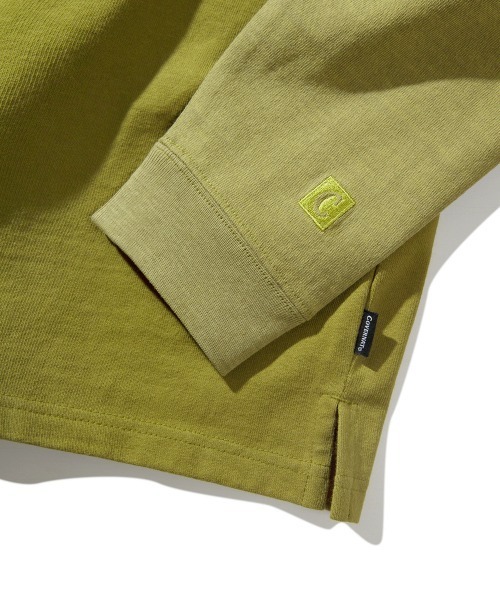 COVERNAT（カバーナット）の「【COVERNAT】LAYERED AUTHENTIC LOGO LONG SLEEVE / カバーナット レイヤード オーセンティック ロゴ ロングスリーブ Tシャツ（Tシャツ/カットソー・メンズ・ブラック/チャコールグレー/ストライプ/グリーン/アイボリー・MEDIUM/SMALL/LARGE）」の21枚目の写真
