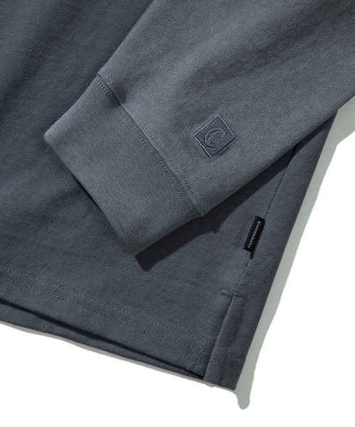 COVERNAT（カバーナット）の「【COVERNAT】LAYERED AUTHENTIC LOGO LONG SLEEVE / カバーナット レイヤード オーセンティック ロゴ ロングスリーブ Tシャツ（Tシャツ/カットソー・メンズ・ブラック/チャコールグレー/ストライプ/グリーン/アイボリー・MEDIUM/SMALL/LARGE）」の17枚目の写真