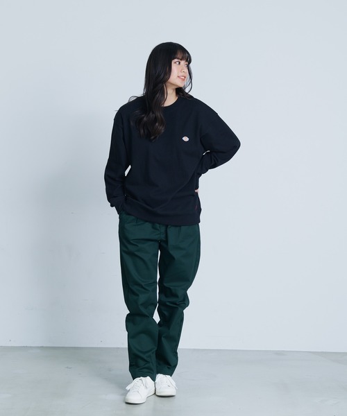 Dickies（ディッキーズ）の「【DICKIES/ディッキーズ】ツイルイージーパンツ　０４１０－７７１１ ビッグシルエット　ジョガーパンツ　　テーパードシルエット　ウエストゴム仕様　タック入り（その他パンツ・メンズ・チャコールグレー/ブラック/ベージュ/カーキ/スミクロ/ダークベージュ/グレー/グリーン/オリーブ・MEDIUM/LARGE/X-LARGE）」の11枚目の写真