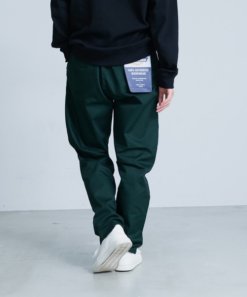 Dickies（ディッキーズ）の「【DICKIES/ディッキーズ】ツイルイージーパンツ　０４１０－７７１１ ビッグシルエット　ジョガーパンツ　　テーパードシルエット　ウエストゴム仕様　タック入り（その他パンツ・メンズ・チャコールグレー/ブラック/ベージュ/カーキ/スミクロ/ダークベージュ/グレー/グリーン/オリーブ・MEDIUM/LARGE/X-LARGE）」の15枚目の写真
