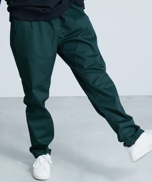 Dickies（ディッキーズ）の「【DICKIES/ディッキーズ】ツイルイージーパンツ　０４１０－７７１１ ビッグシルエット　ジョガーパンツ　　テーパードシルエット　ウエストゴム仕様　タック入り（その他パンツ・メンズ・チャコールグレー/ブラック/ベージュ/カーキ/スミクロ/ダークベージュ/グレー/グリーン/オリーブ・MEDIUM/LARGE/X-LARGE）」の19枚目の写真